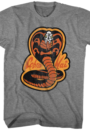 Karate Kid Distressed Cobra Kai Logo T-Shirt