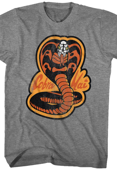 Karate Kid Distressed Cobra Kai Logo T-Shirt