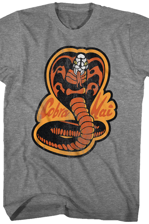 Karate Kid Distressed Cobra Kai Logo T-Shirt - main product image