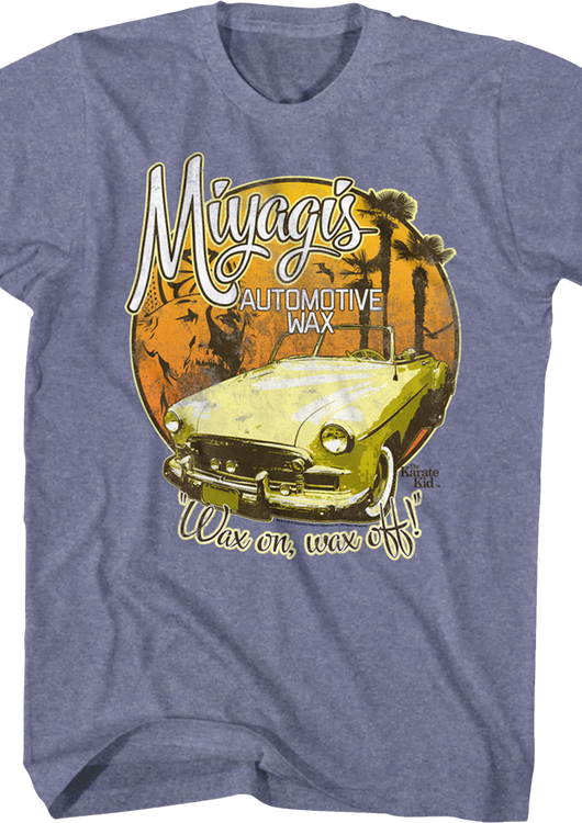 Karate Kid Miyagi Wax On Wax Off T-Shirt - main product image