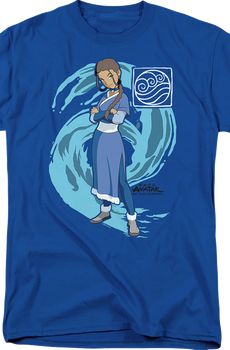 Katara Water Wave Avatar The Last Airbender T-Shirt