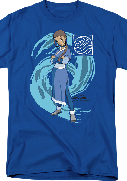 Katara Water Wave Avatar The Last Airbender T-Shirt - main product image