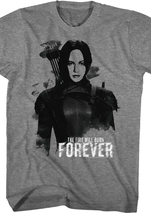 Katniss The Fire Will Burn Forever Hunger Games T-Shirt - main product image
