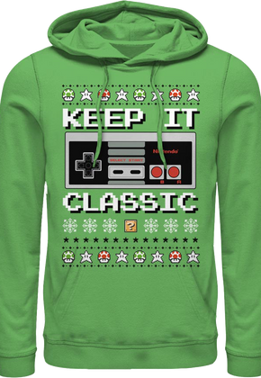 Keep It Classic Nintendo Christmas Hoodie