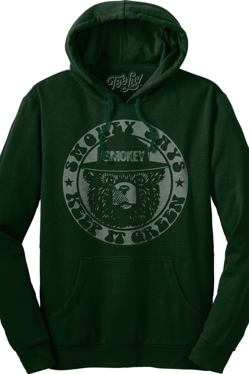 Keep It Green Smokey Bear Hoodiemain product image