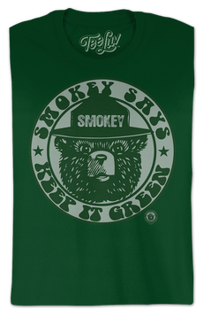 Keep It Green Smokey Bear Long Sleeve Shirt