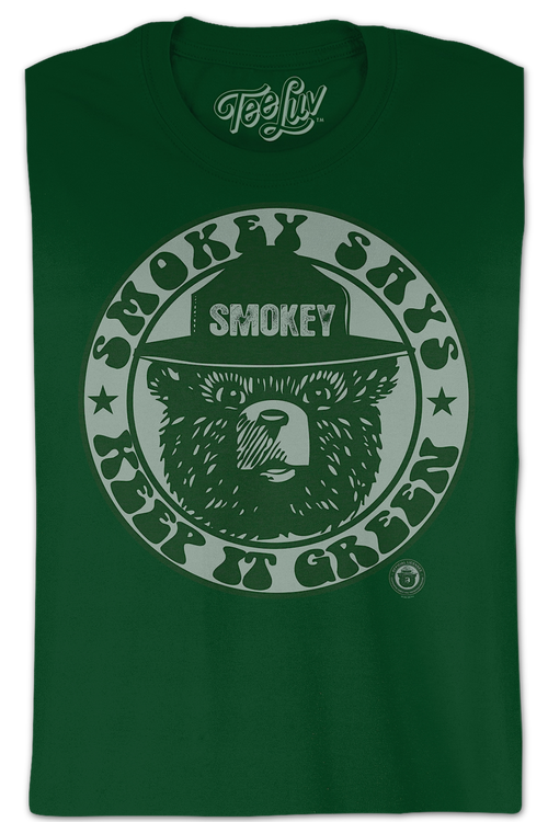 Keep It Green Smokey Bear Long Sleeve Shirtmain product image