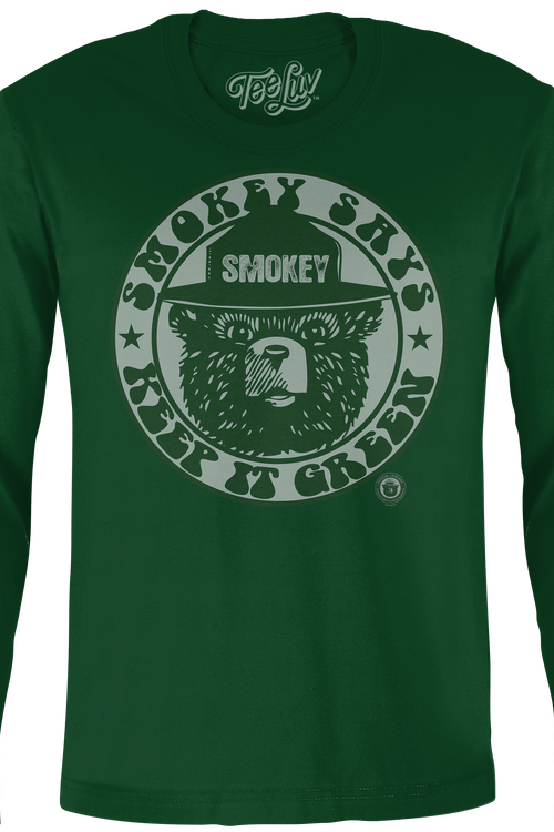 Keep It Green Smokey Bear Long Sleeve Shirtmain product image
