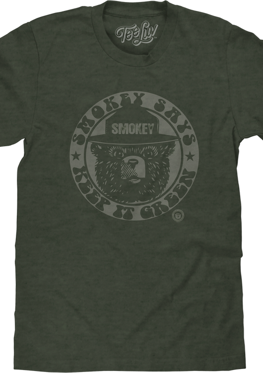 Keep It Green Smokey Bear T-Shirt - main product image