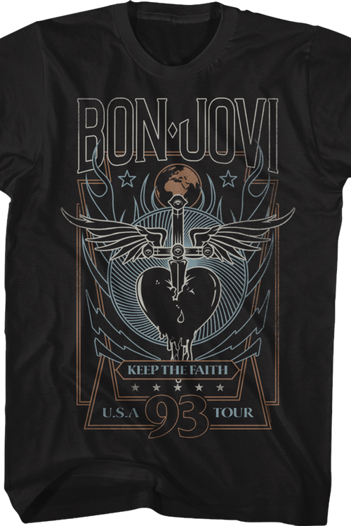 Keep The Faith Tour Bon Jovi T-Shirtmain product image