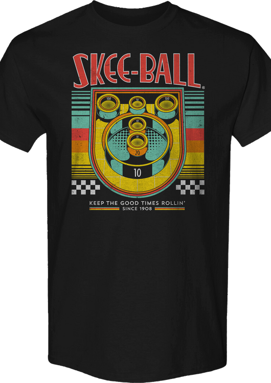 Keep The Good Times Rollin' Skee-Ball T-Shirt - main product image