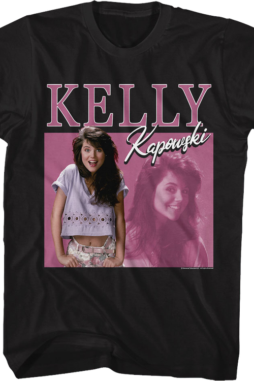 Kelly Kapowski Glamour Photo Saved By The Bell T-Shirt - main product image