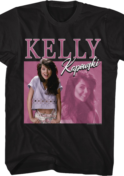 Kelly Kapowski Glamour Photo Saved By The Bell T-Shirt - main product image