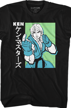 Ken Japanese Street Fighter T-Shirt