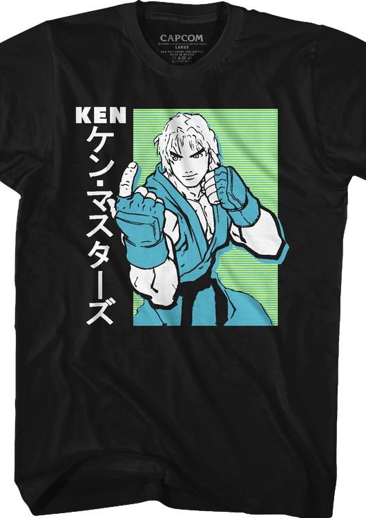 Ken Japanese Street Fighter T-Shirt - main product image