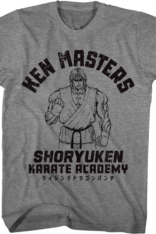 Ken Masters Shoryuken Karate Academy Street Fighter T-Shirtmain product image