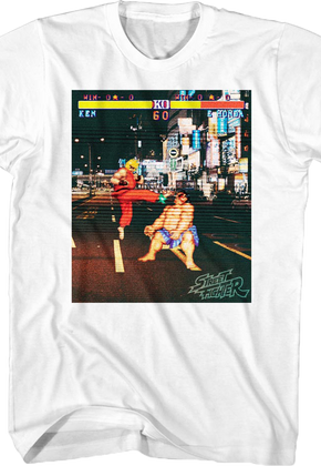 Ken vs E. Honda Street Fighter T-Shirt