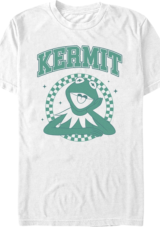 Kermit The Frog Checkered Circle Muppets T-Shirt - main product image