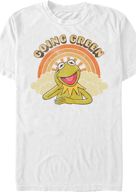 Kermit The Frog Going Green Muppets T-Shirt - main product image