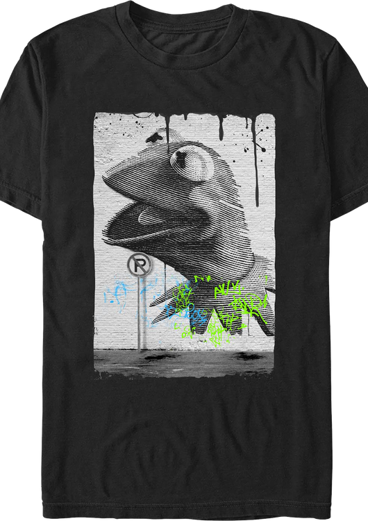 Kermit The Frog Graffiti Muppets T-Shirt - main product image