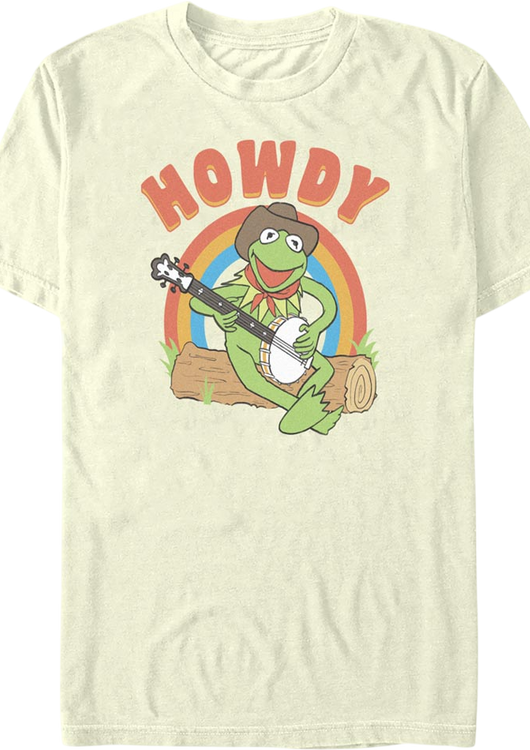 Kermit The Frog Howdy Muppets T-Shirt - main product image