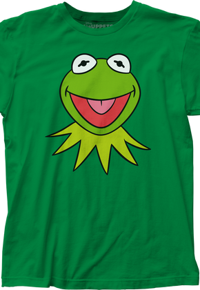 Green Kermit The Frog Muppets T-Shirt