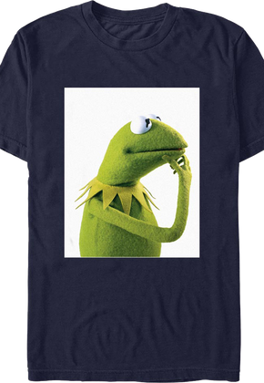 Kermit The Thinker Muppets T-Shirt