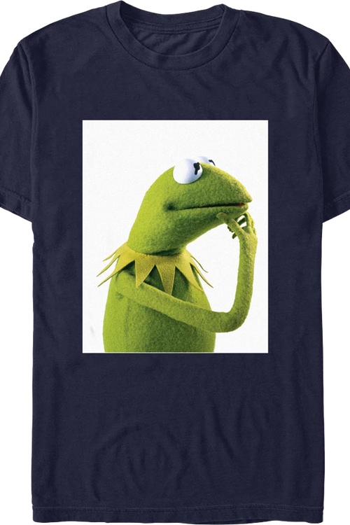 Kermit The Thinker Muppets T-Shirtmain product image