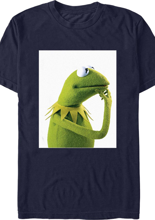 Kermit The Thinker Muppets T-Shirt - main product image