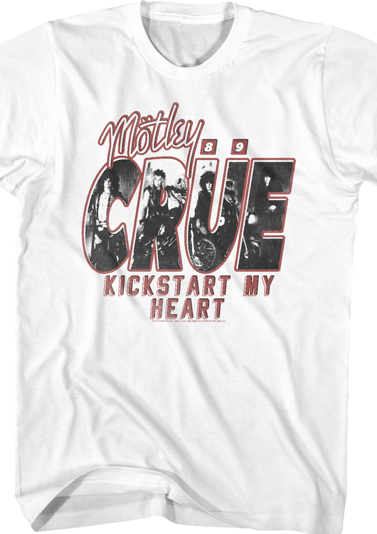 Kickstart My Heart Motley Crue T-Shirt - main product image