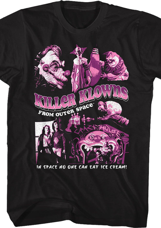 Killer Collage Killer Klowns From Outer Space T-Shirt - main product image