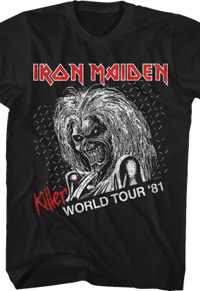 Killer World Tour '81 Iron Maiden T-Shirt