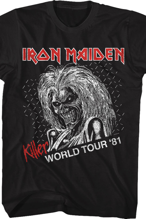 Killer World Tour '81 Iron Maiden T-Shirt - main product image