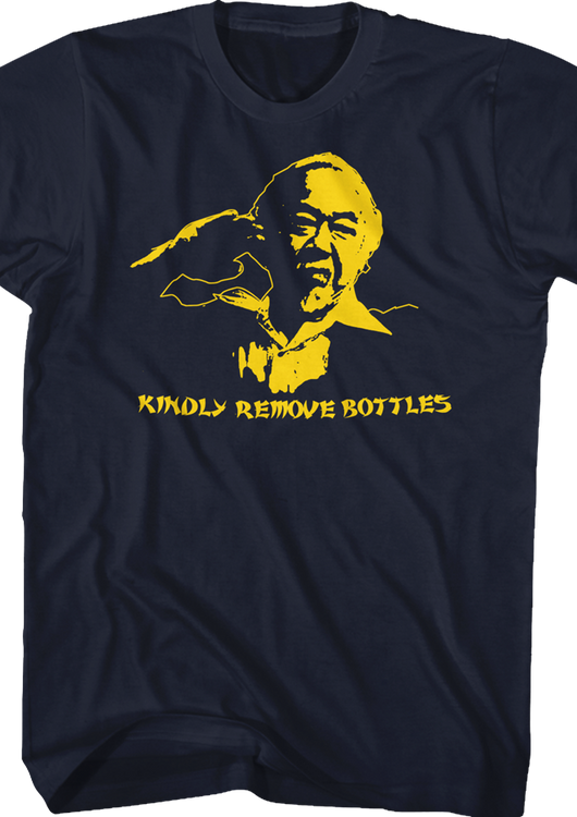 Kindly Remove Bottles Karate Kid T-Shirt - main product image