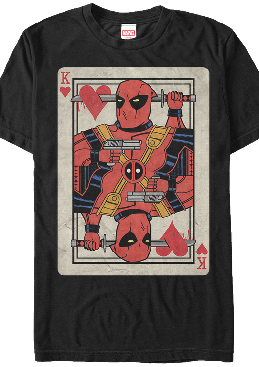 King of Hearts Deadpool T-Shirt - main product image