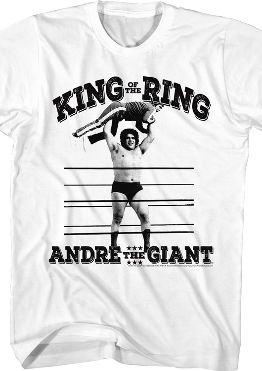 King Of The Ring Andre The Giant T-Shirt - main product image