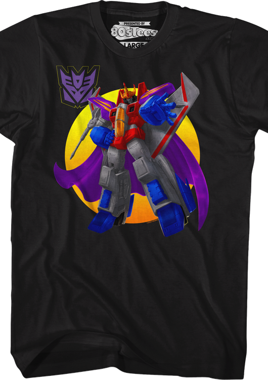 King Starscream Transformers T-Shirt - main product image