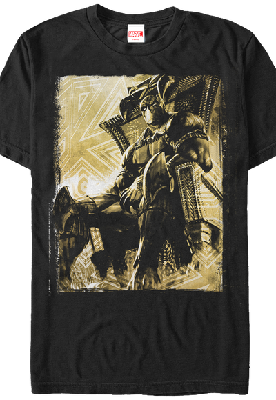 King's Throne Black Panther T-Shirt