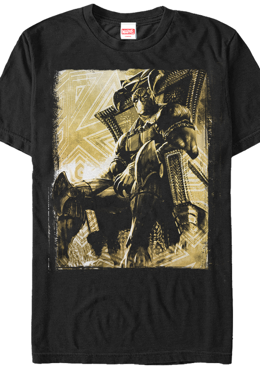 King's Throne Black Panther T-Shirt - main product image