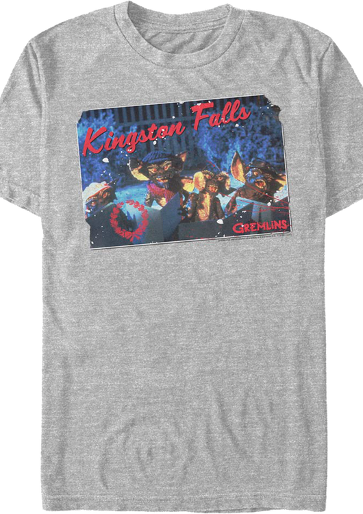 Kingston Falls Christmas Card Gremlins T-Shirt - main product image