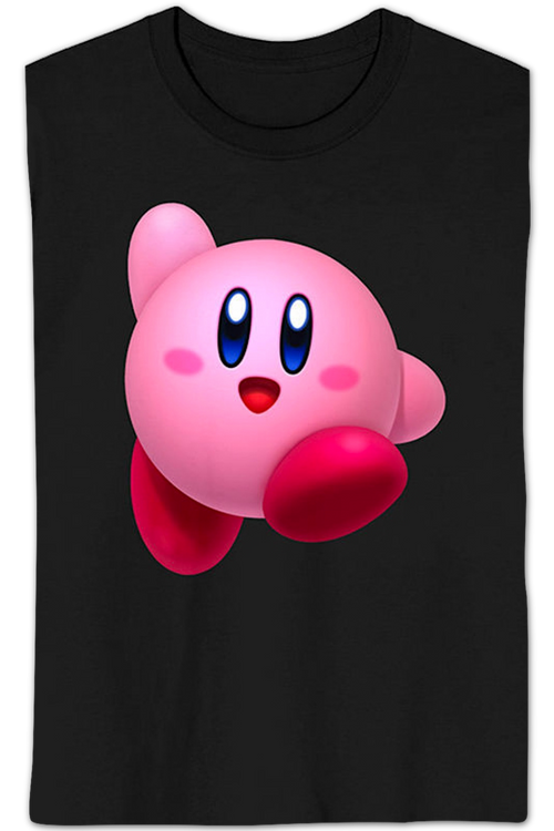 Black Kirby Nintendo T-Shirtmain product image