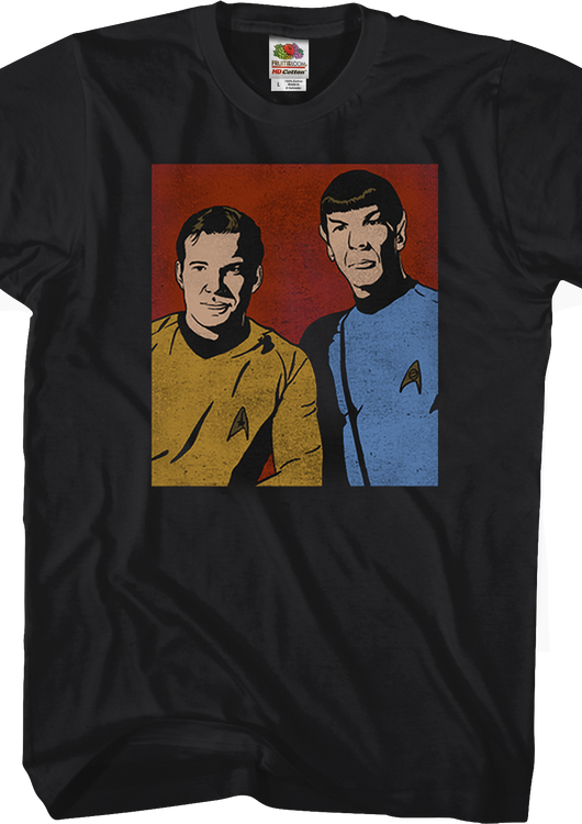 Kirk and Spock Star Trek T-Shirt - main product image