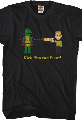 Kirk Phased First Star Trek T-Shirt