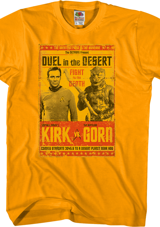 Kirk vs Gorn Star Trek T-Shirt - main product image