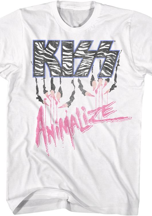 Vintage Animalize KISS T-Shirt - main product image