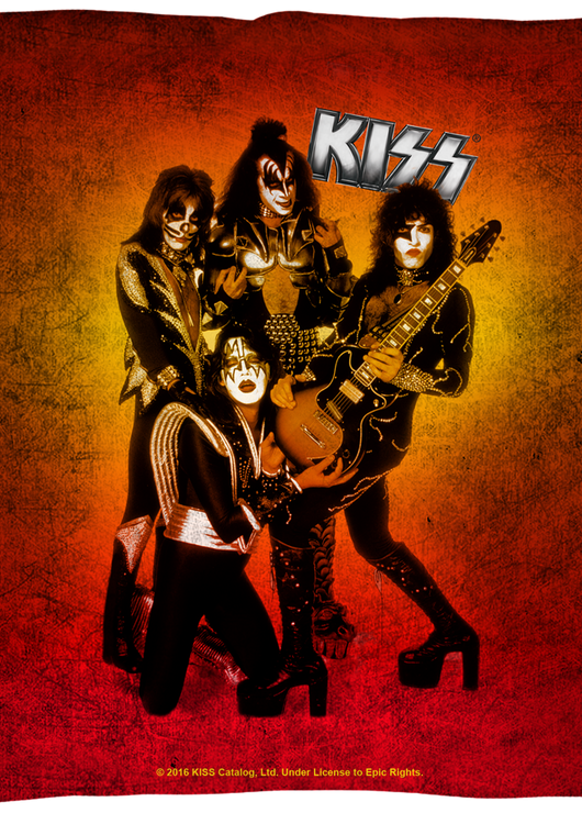 KISS Band Members Throw Pillow - main product image