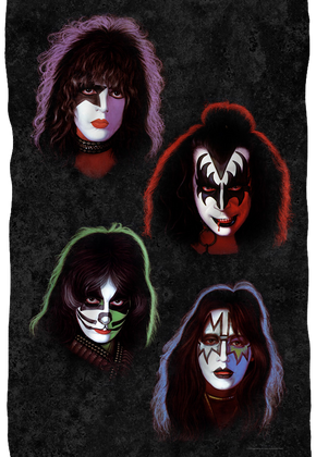 KISS 36 x 58 Fleece Blanket