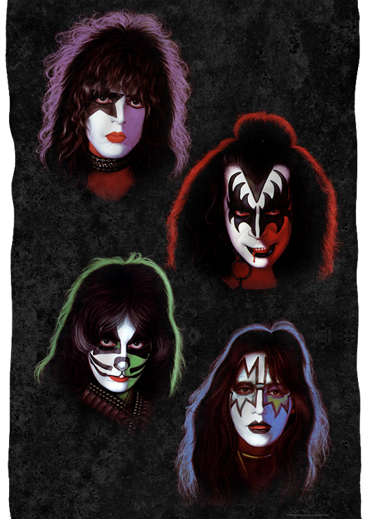 KISS 36 x 58 Fleece Blanket - main product image