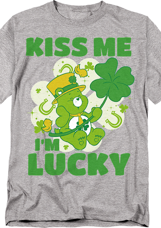 Kiss Me I'm Lucky Care Bears T-Shirt - main product image