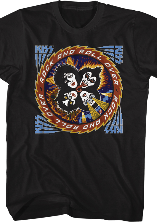 Rock And Roll Over Album Cover KISS T-Shirt - main product image